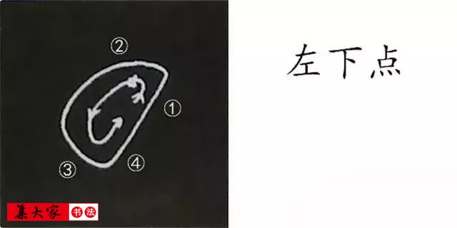 柳体字帖教程--柳公权楷书基本笔画练习